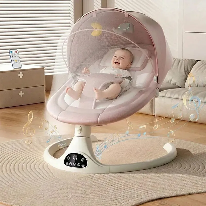 RockyBaby™ elektromos, távirányítós babahinta