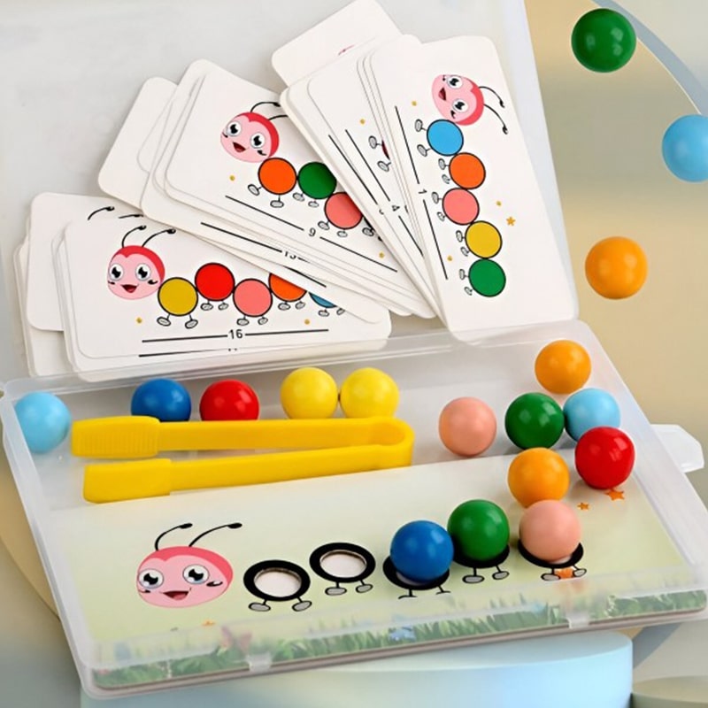 SmartKids színes gyöngyök összeillesztős játék