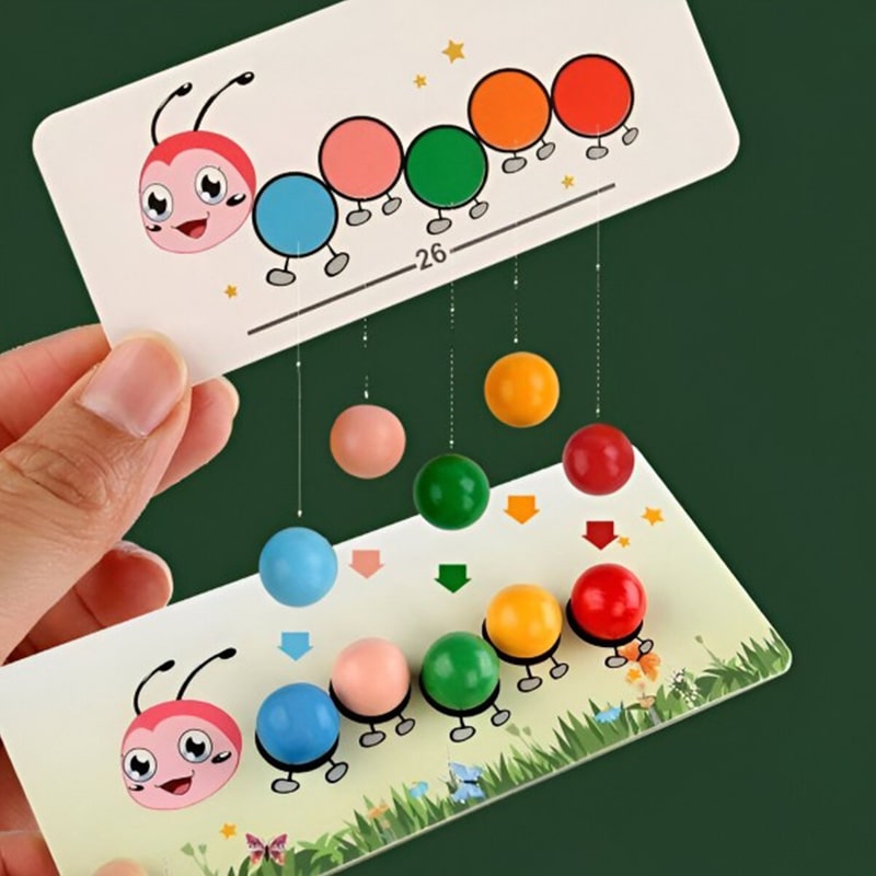 SmartKids színes gyöngyök összeillesztős játék