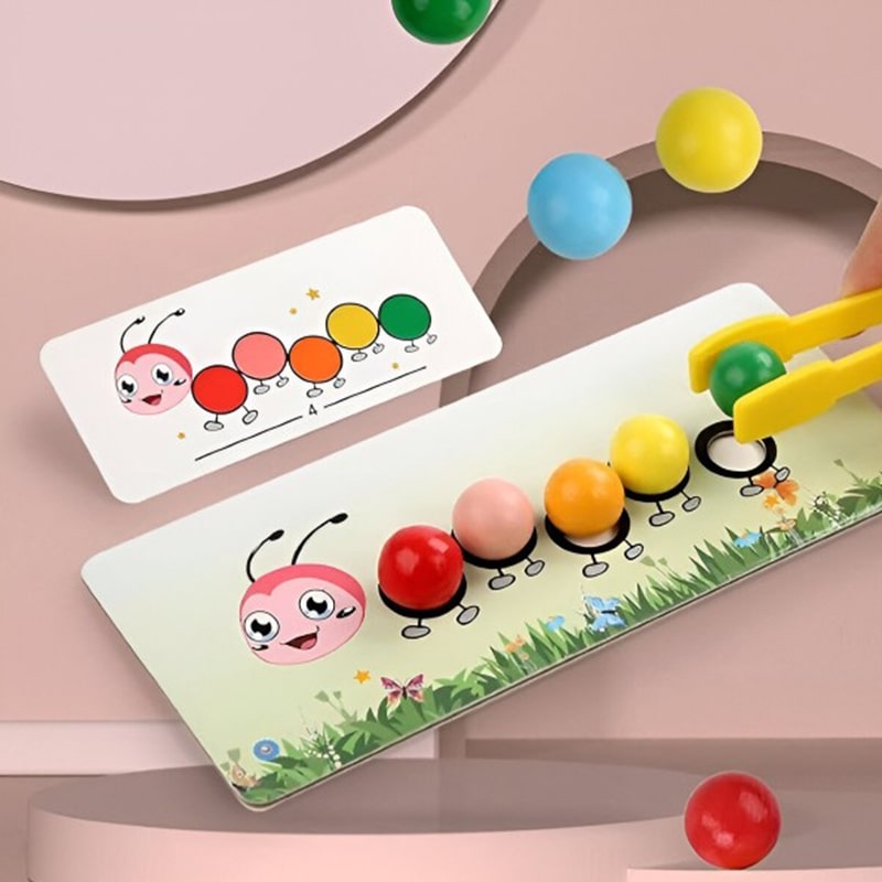 SmartKids színes gyöngyök összeillesztős játék