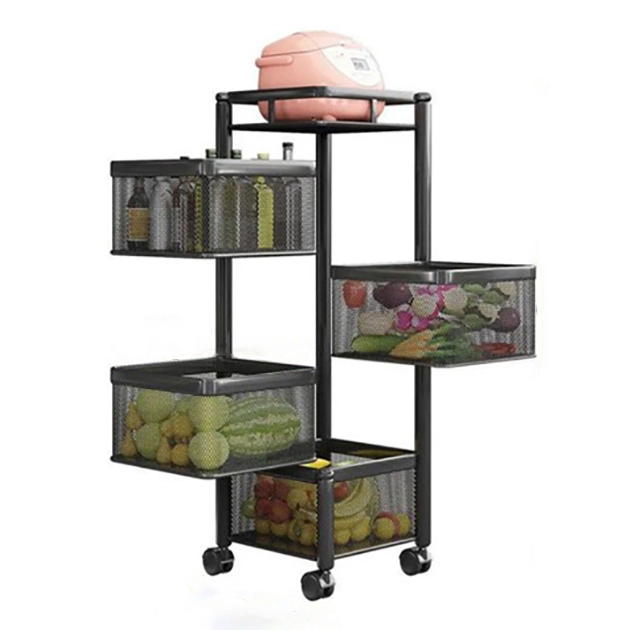 SpinRack™ forgatható állvány kocsi - 4 szint