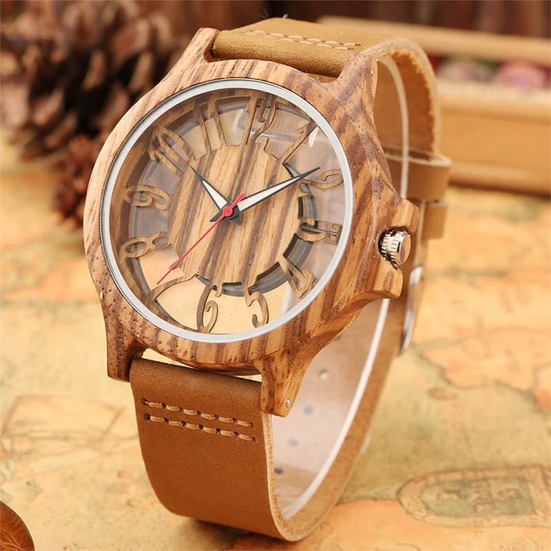 Woodster retro férfi karóra