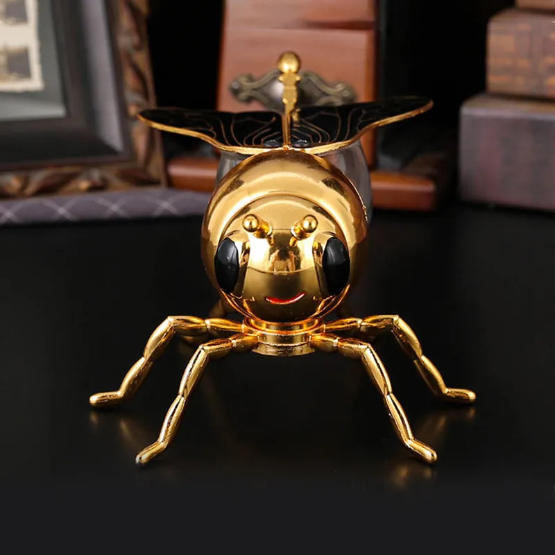 BeeJar™ słoik na miód z wzorem pszczół z łyżeczką