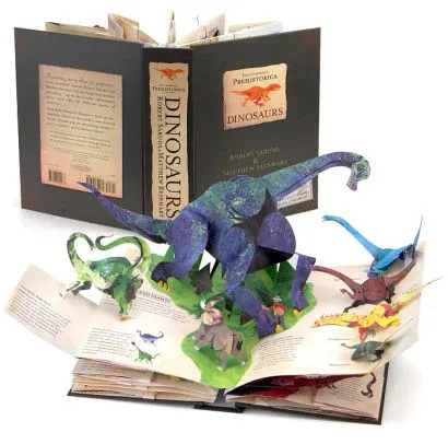 DinoPop™ 3D encyklopedia dinozaurów z efektem pop-up