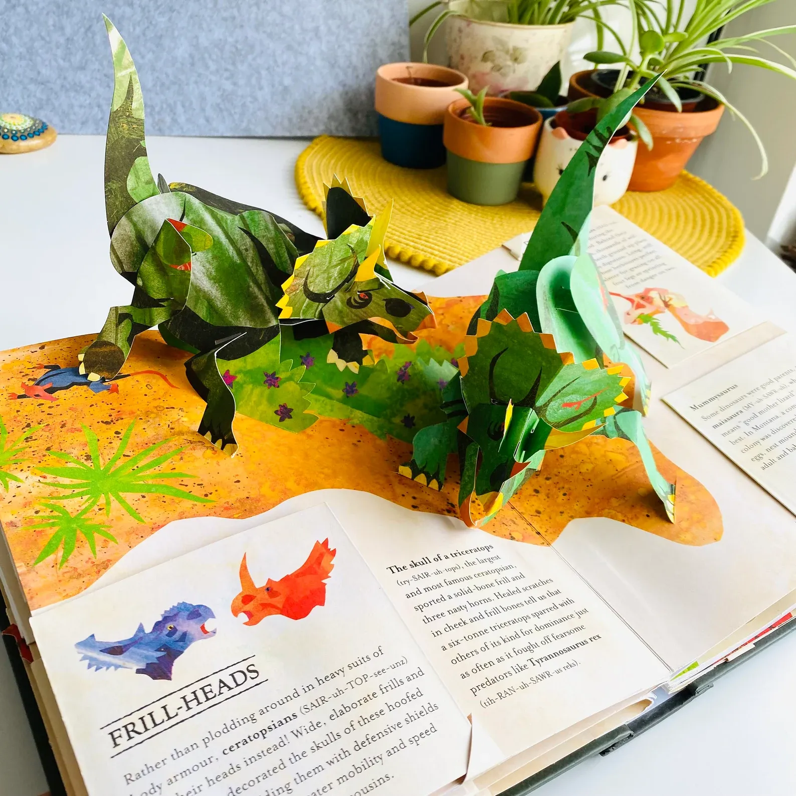 DinoPop™ 3D encyklopedia dinozaurów z efektem pop-up