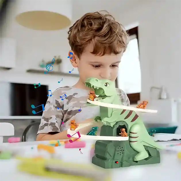 DinoSlide™ dziecięca elektryczna zjeżdżalnia dinozaura