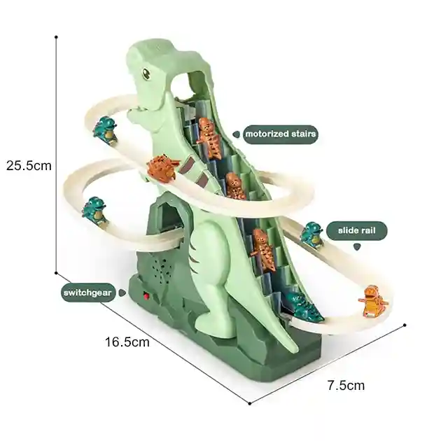 DinoSlide™ dziecięca elektryczna zjeżdżalnia dinozaura