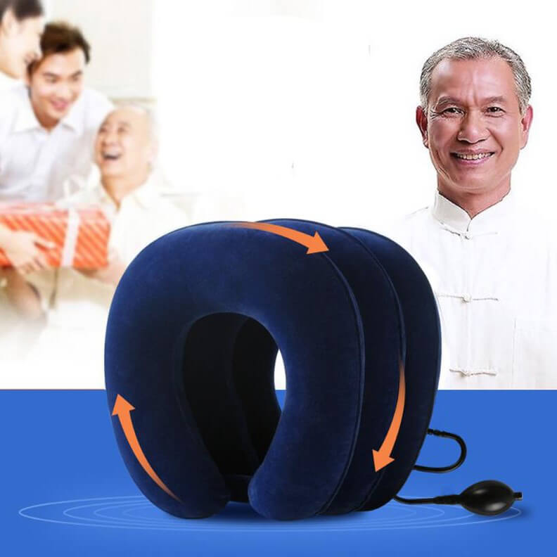 Dmuchany zagłówek podróżny NeckRest
