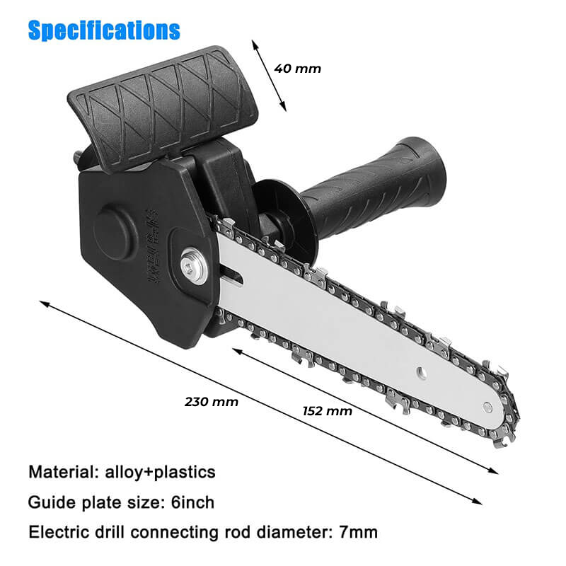 Adapter wiertarki elektrycznej do piły łańcuchowej DrillChain™
