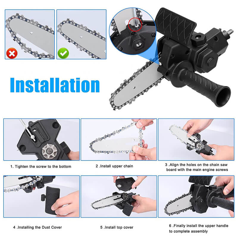 Adapter wiertarki elektrycznej do piły łańcuchowej DrillChain™