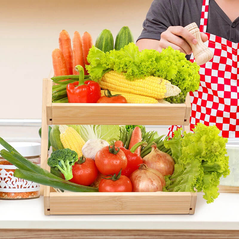 Dwupoziomowy koszyk na owoce Fruito