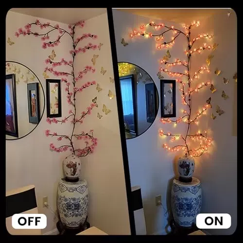 FloraVine™ lampy ścienne w kształcie kwiatów - 144 LED