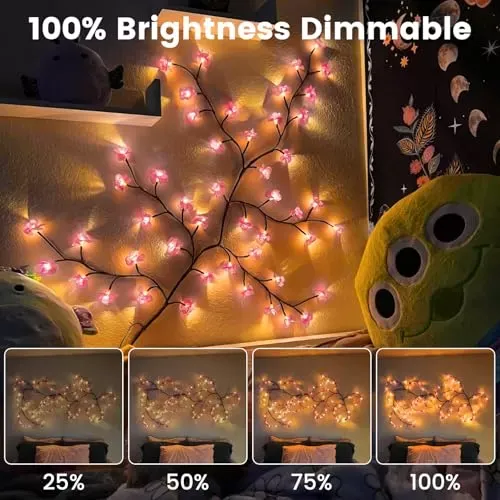 FloraVine™ lampy ścienne w kształcie kwiatów - 144 LED