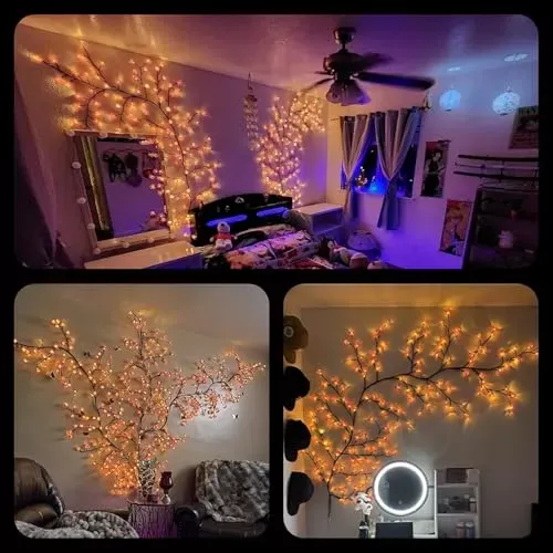 FloraVine™ lampy ścienne w kształcie kwiatów - 144 LED