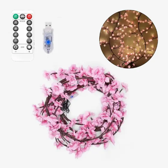 FloraVine™ lampy ścienne w kształcie kwiatów - 144 LED