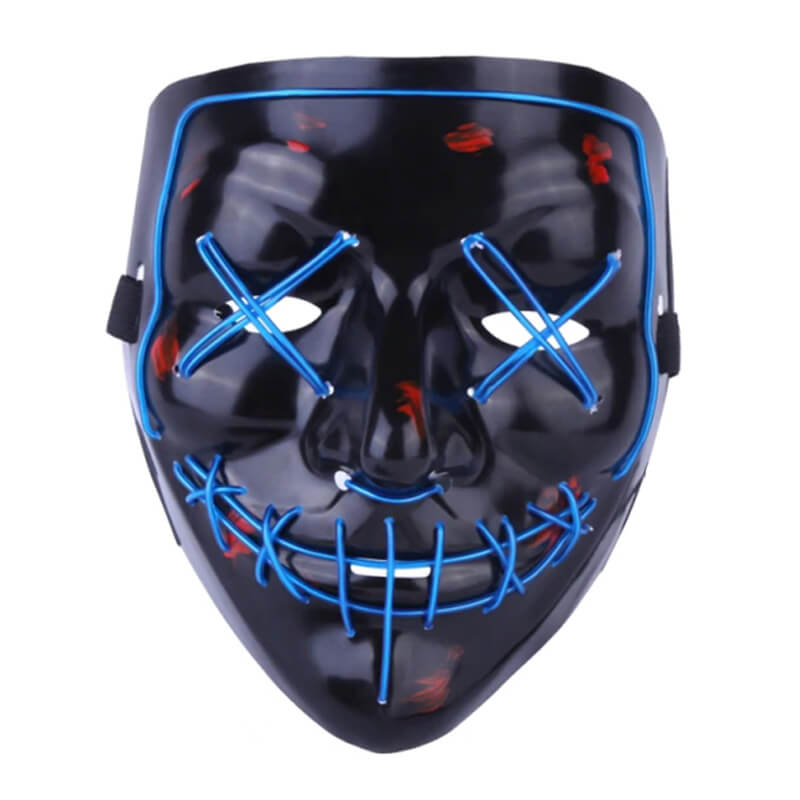 Maska LED świecąca na Halloween