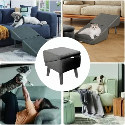 PawStep™ 2 w 1 pufa i rampa dla psa