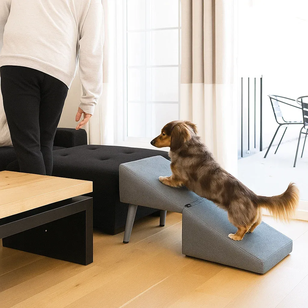 PawStep™ 2 w 1 pufa i rampa dla psa