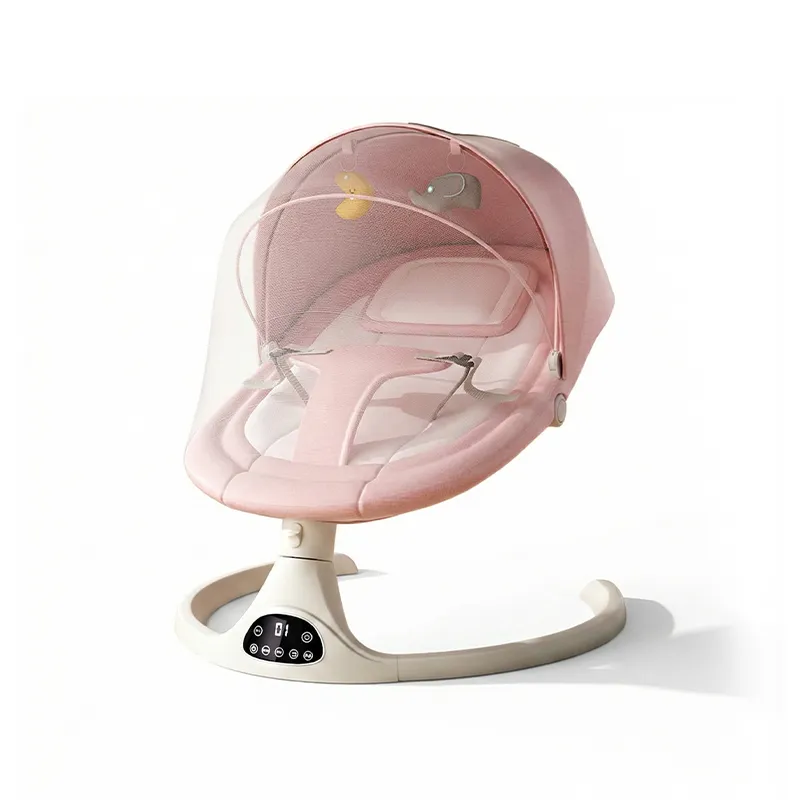 Elektryczny leżaczek dla niemowląt z pilotem RockyBaby™