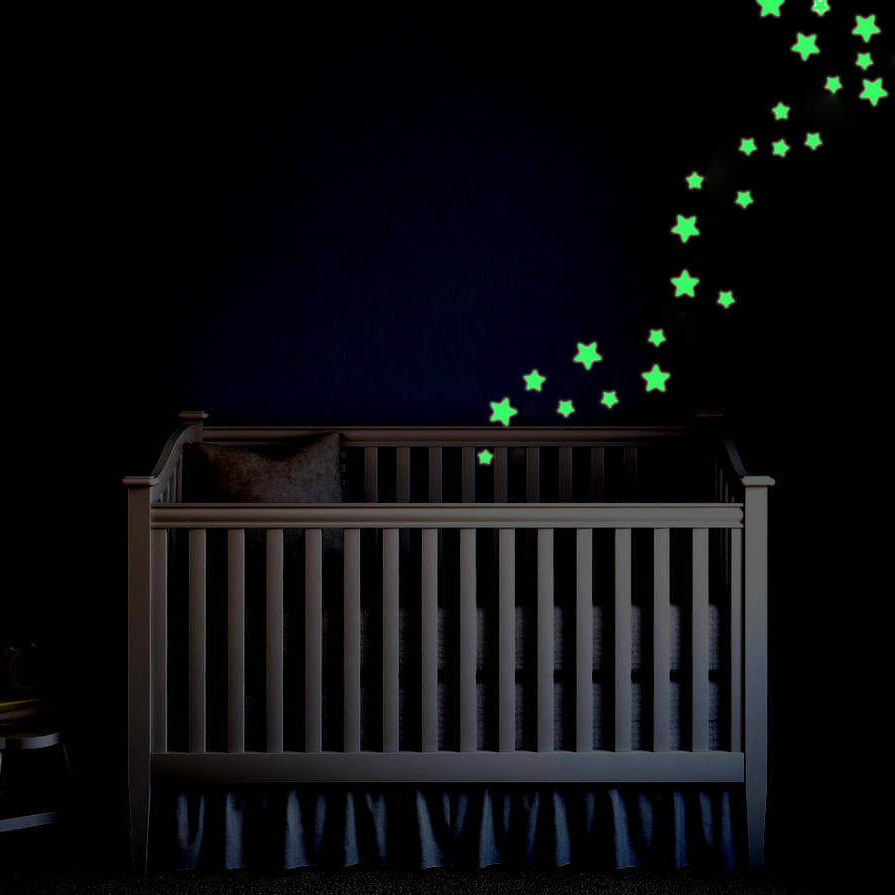Samoprzylepne gwiazdki fluorescencyjne na ścianę