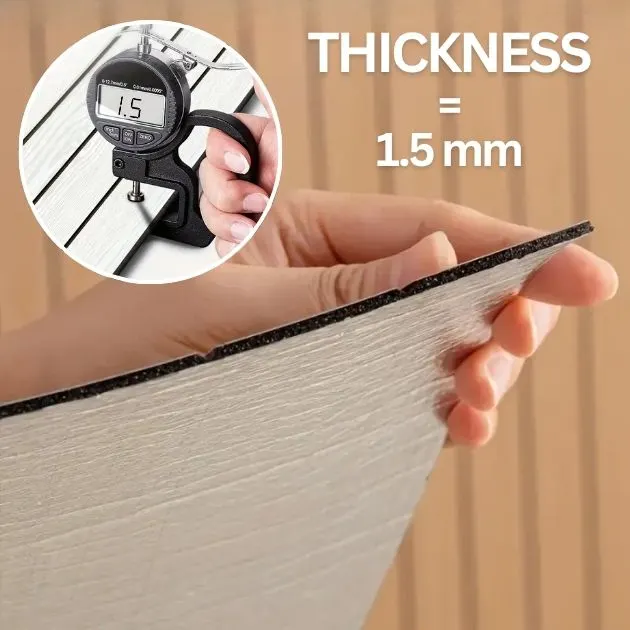 WoodyPanel™ wzmocniona samoprzylepna płyta ścienna - rolka 3m (1,8m²)