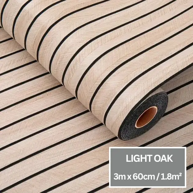 WoodyPanel™ wzmocniona samoprzylepna płyta ścienna - rolka 3m (1,8m²)