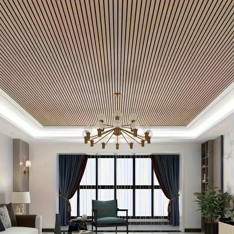 WoodyPanel™ drewniane panele ścienne imitujące naklejki - 10m x 60cm (6m2)