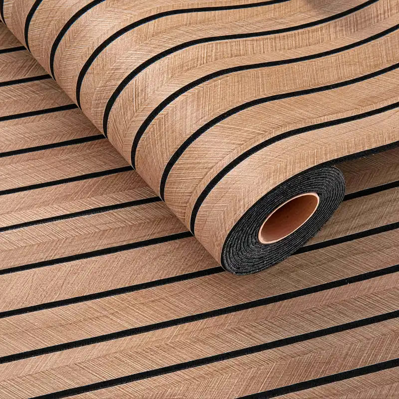 WoodyPanel™ drewniane panele ścienne imitujące naklejki - 10m x 60cm (6m2)