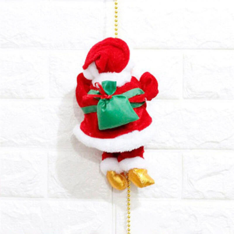 Wspinający się Mikołaj Pan Kringle