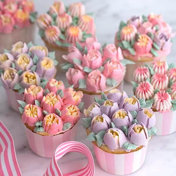 Zestaw do dekoracji ciastek Floral