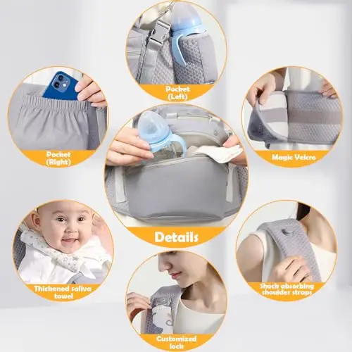 BabyHip™ marsupiu cu scaun pentru șold