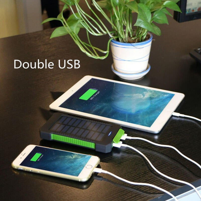 Baterie Externă cu Încărcare Solara 8.000 mAh