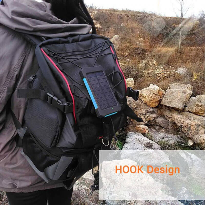 Baterie Externă cu Încărcare Solara 8.000 mAh