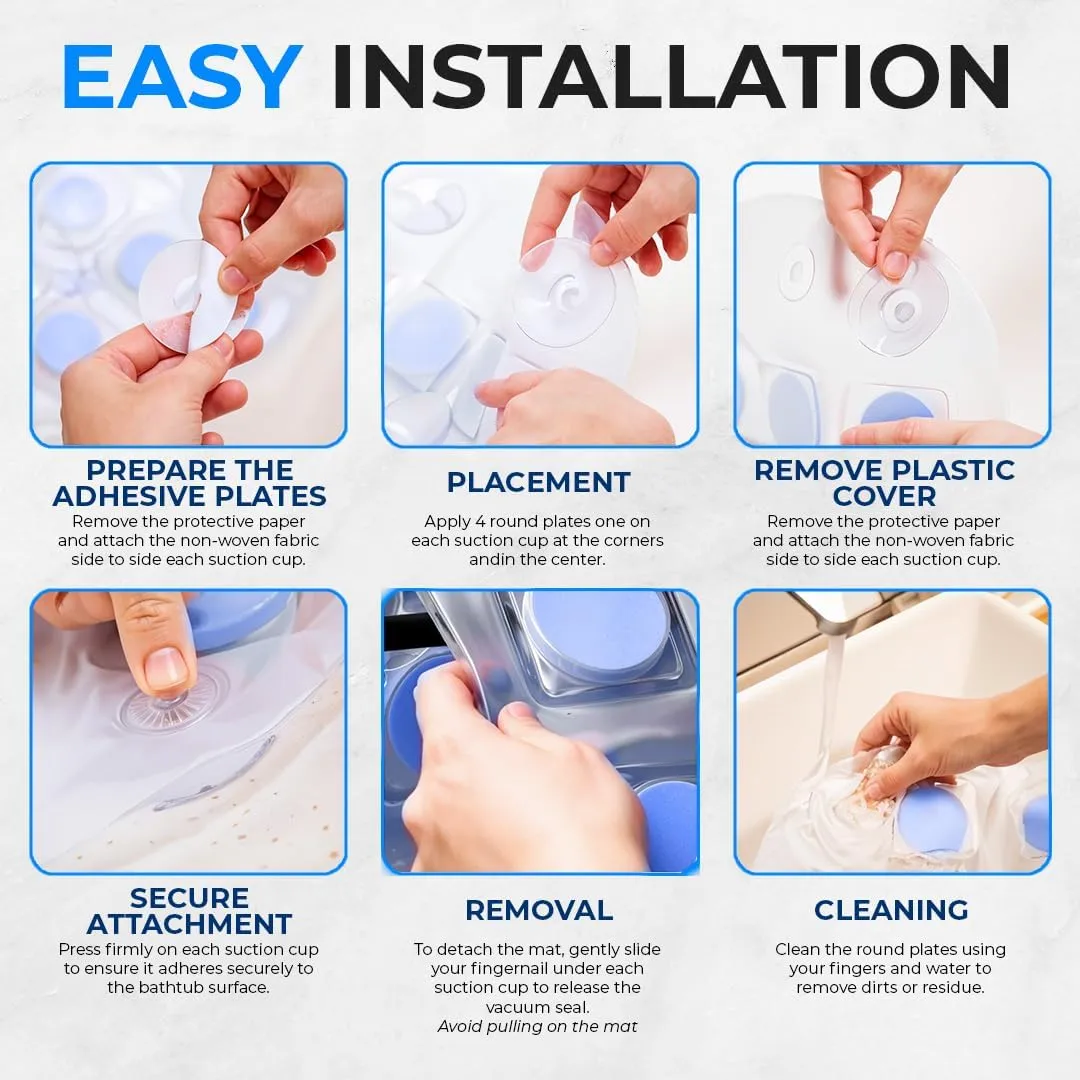 Covoraș de masaj cu bule de aer BubbleLux™ pentru baie