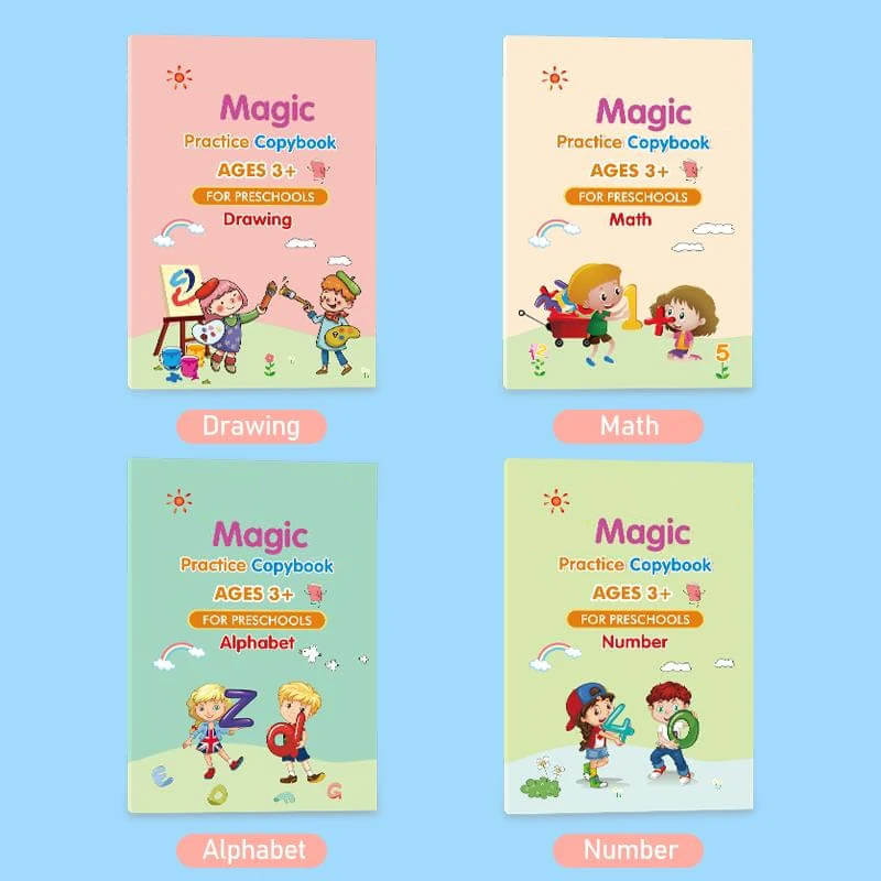 Cărți de activități la infinit PenMagic (set de 4)