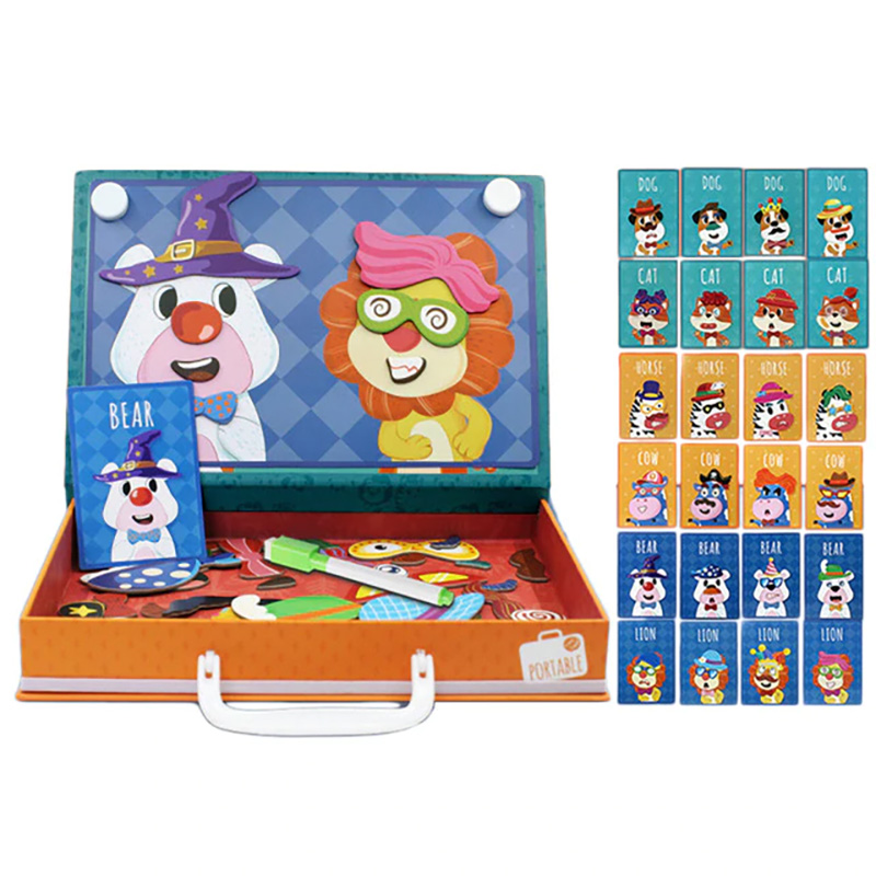Cutie cu puzzle magnetic TediGame