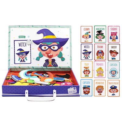 Cutie cu puzzle magnetic TediGame