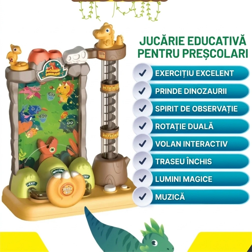 Joc de prins mingi cu dinozauri DinoSnap™