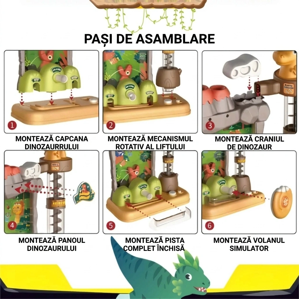 Joc de prins mingi cu dinozauri DinoSnap™