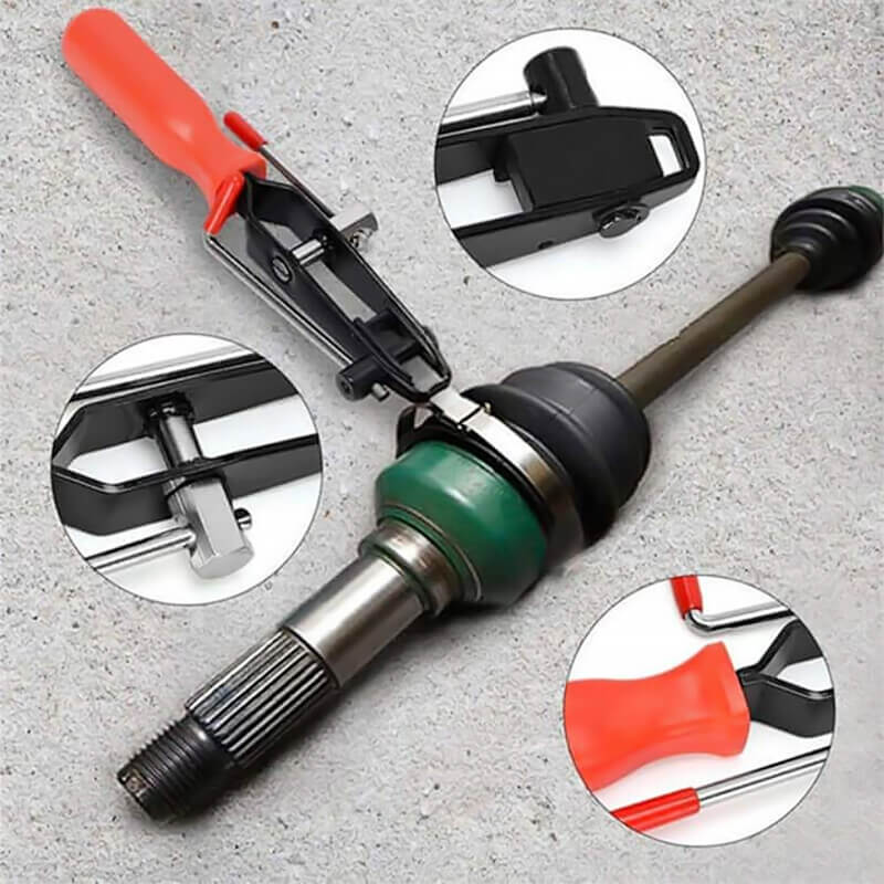 Dispozitiv pentru fixarea clemelor de prindere a furtunurilor