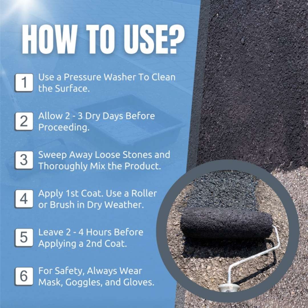 Restaurator de asfalt DrivewayPRO™ - 1 L / 2 m²