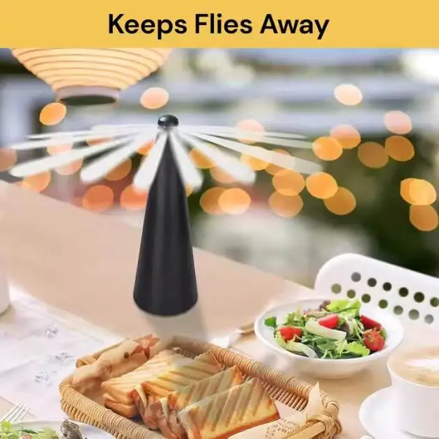 FlyAway™ Fly Repellent Ventilator de masă, 1+1 GRATIS