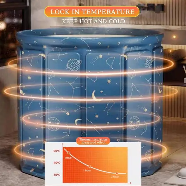 FoldTub™ Cadă Pliabilă Portabilă Izolată