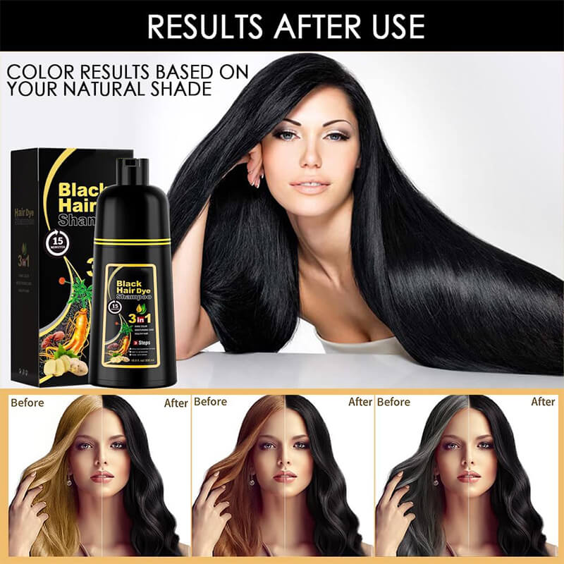 Șampon pentru colorarea părului negru InstaBlack™ (500 ml)
