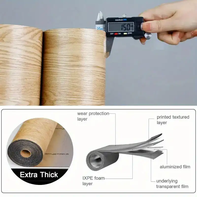 Pardoseală laminată autoadezivă armată LamiLux™ - rolă de 10m (6m²)