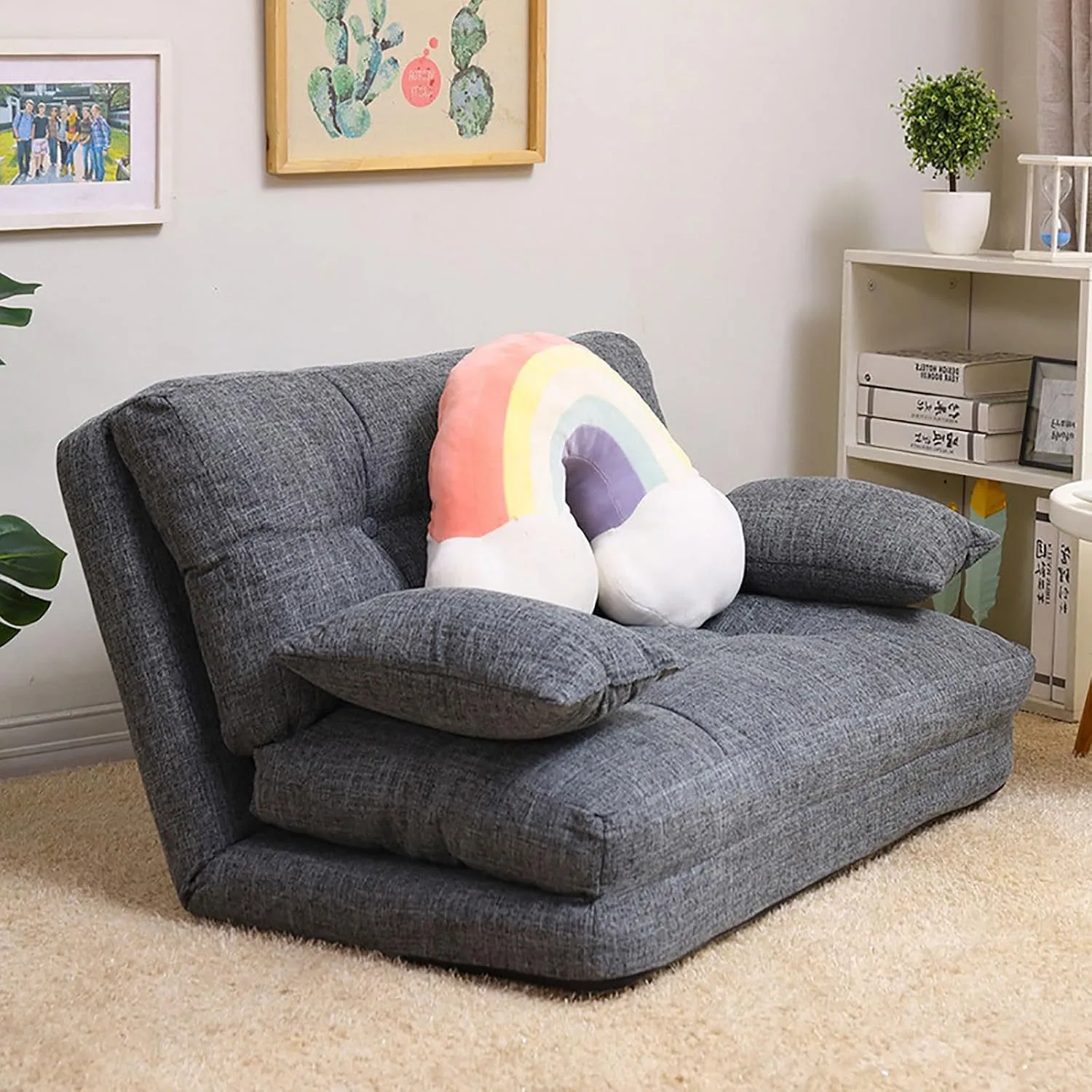 LoungeFlex™ mini canapea de podea pliabilă