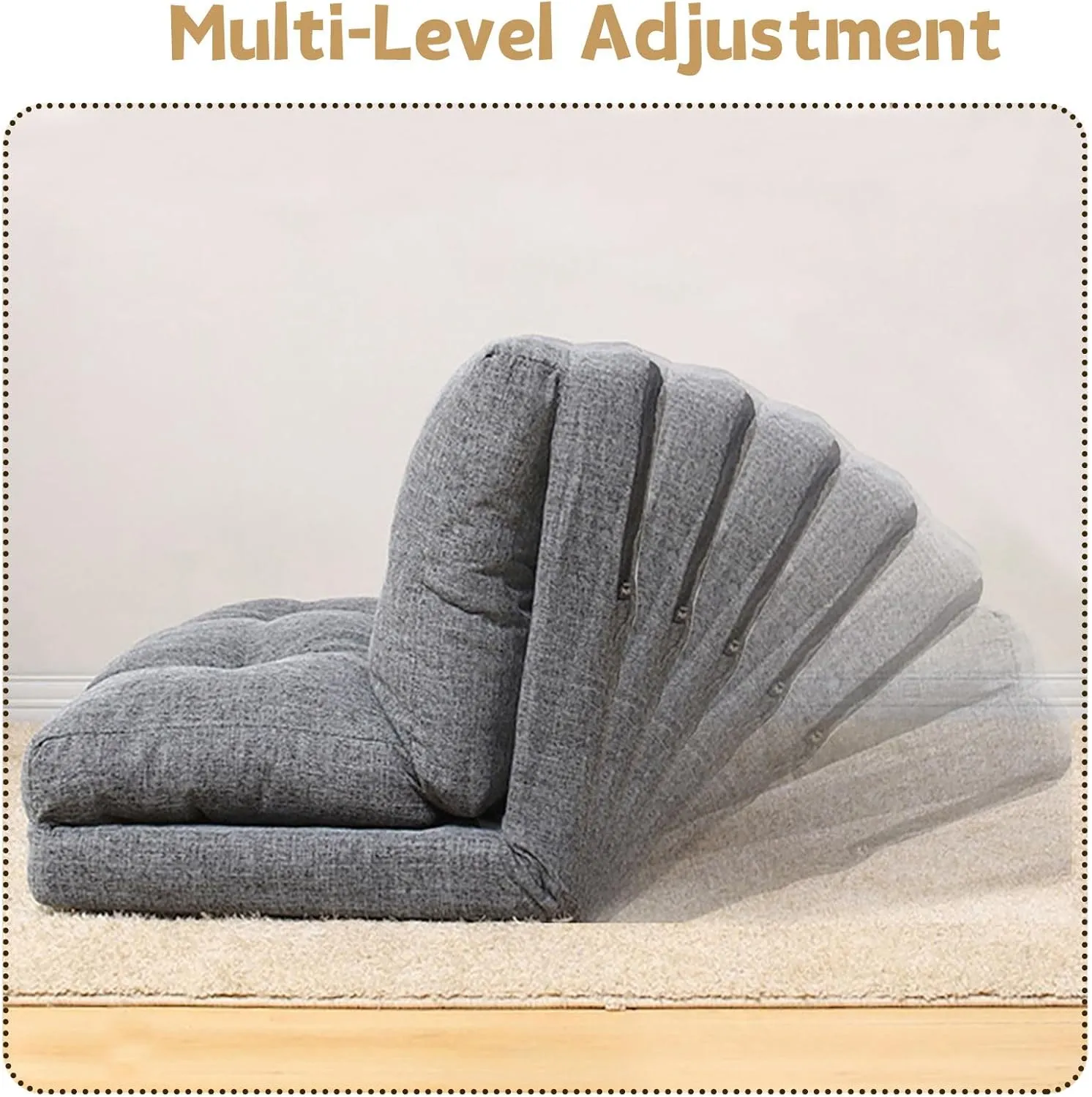 LoungeFlex™ mini canapea de podea pliabilă