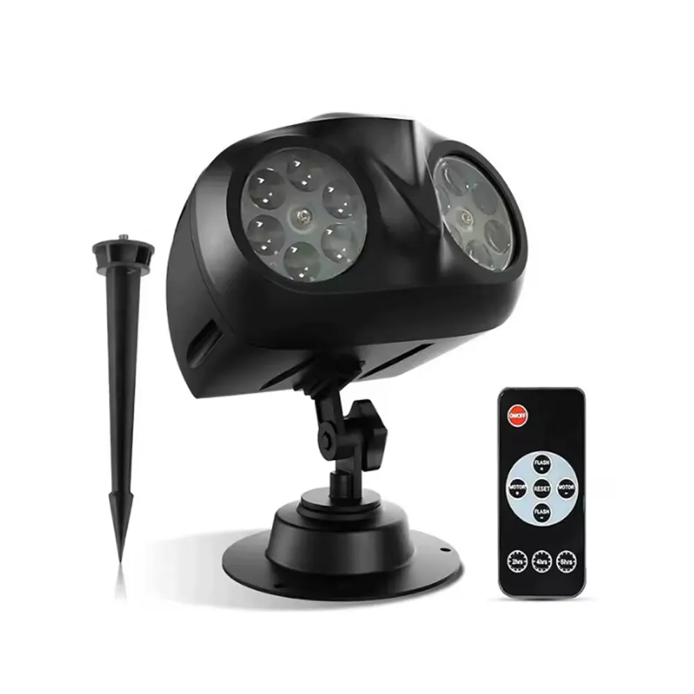 Proiector dublu de fulgi de zăpadă pentru interior și exterior LumiFlake™ cu RC