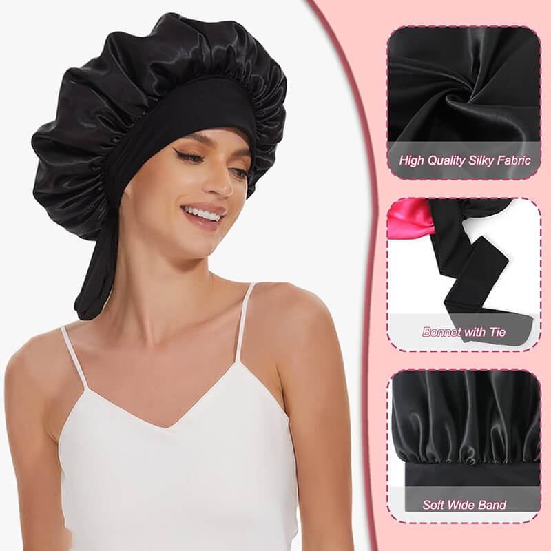 Bonetă din satin MadamBonnet™