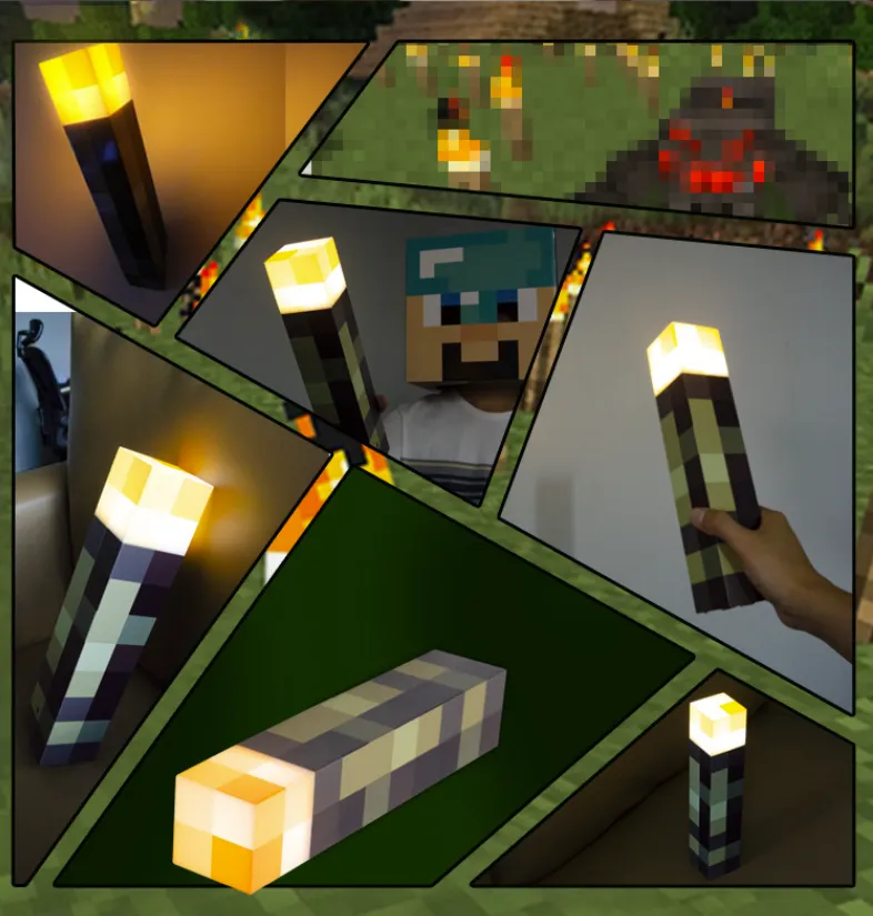 MineTorch™ lampă de perete LED reîncărcabilă cu 7 culori